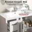 Meuble-lavabo moderne 36 "avec lavabo en céramique-713981682