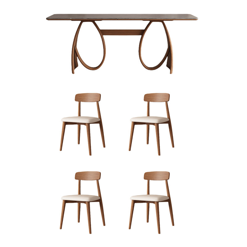 Ensemble de table et chaises Rock Rock, H 29,52 po x L 70,86 po x l 35,43 po
