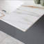 43 Inch Marble Vanity Top, Bathroom Vanity Top with Undermount Rectangular Middle Sink and 4" Height Backsplash