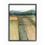 «Soft Green Farm Farm and Mountain Landscape» par Grace Popp - reproduction d'art