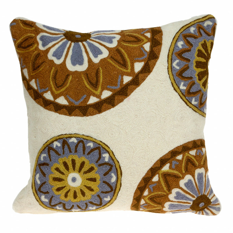 Cotton Reversible Throw Pillow