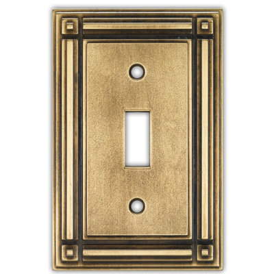 Evanston 1-Gang Toggle Light Switch Wall Plate