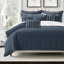 Ensemble de housse de couette en coton denim foncé Shay 8 pièces-109897157