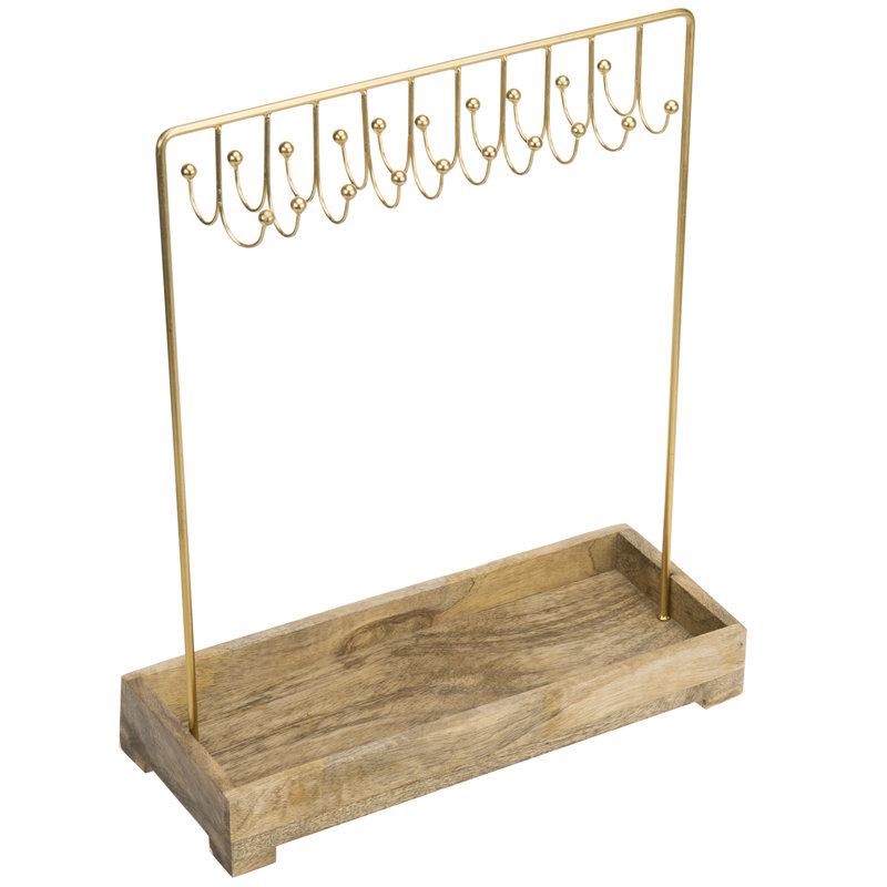 20-Hooks Display with Tray Jewellery Stand