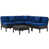 Structure brune / coussin bleu marine