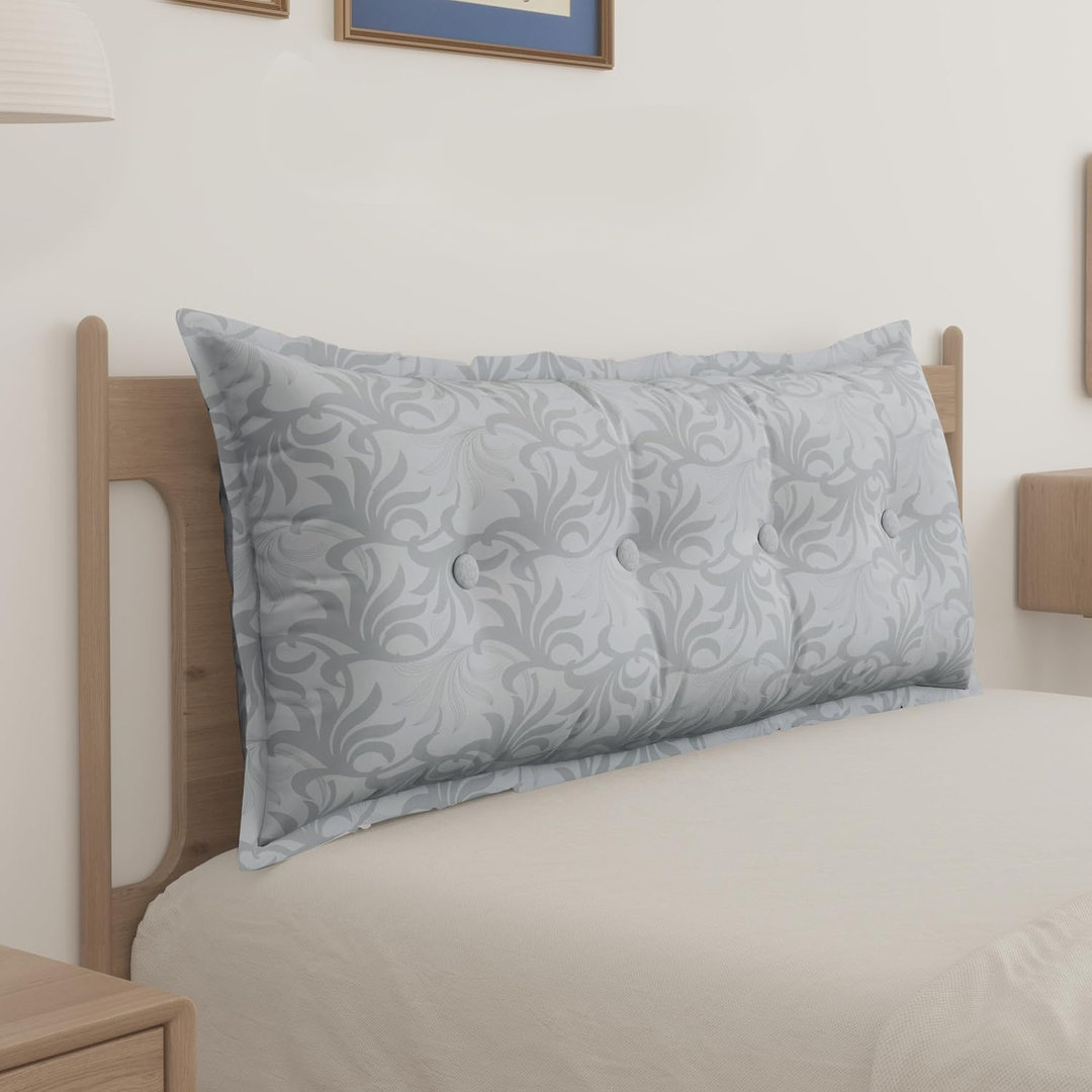 Sit-up Back Comfort Button Tufted Decorative Headboard Back Support Throw Pillow, Accent Body Pillow for Side Sleepers WOWMAX 