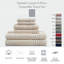 Ensemble de serviettes 6 pièces 100% coton Wardour-367802631