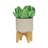 PLANTER W/ WOOD STAND,  unique planters-1387416076