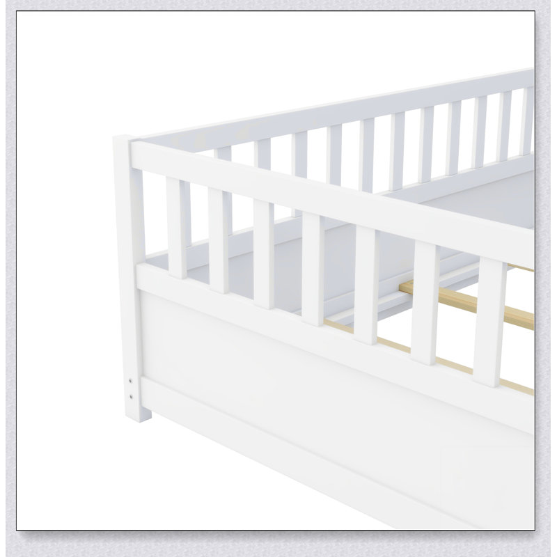 White Twin Bed