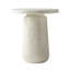 Table de bout moderne en béton avec assemblage simple 22 po Watterson Andrea-584293142