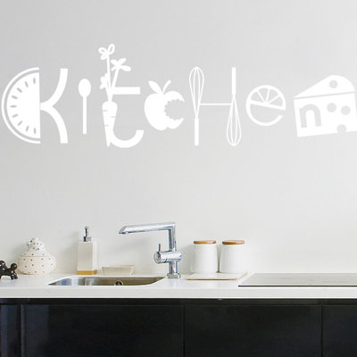 Assorted Kitchen Sign Wall Sticker