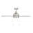 Quade Titanium Silver /Brushed Nickel 4-Blade Pull Chain Ceiling Fan With 2700K-3000K-4000K-5000K Color Temperature Selectable LED Light Kit-116690394-116690395