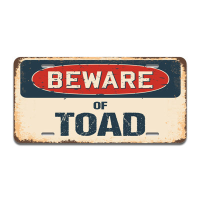 Cadre en aluminium «Beware of Toad»