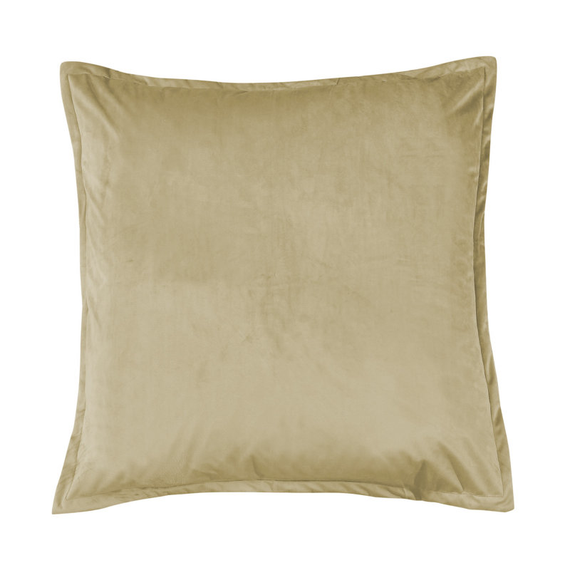 Simone Cream/Gray/Oatmeal Polyester Piece Sham, Oatmeal