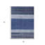 Tapis d'extérieur lavable abstrait bleu marine 3 pi x 5 pi bleu ciel