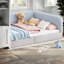 Lit Montessori sécuritaire pour enfants, lit de sol en molleton en peluche taille standard, bleu moderne-716791422