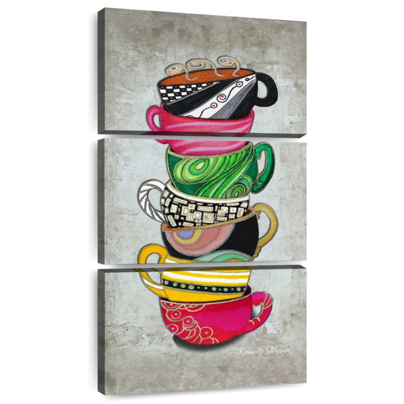 Collection Cuppa Stacked Hot II, H 32 po x l 15 po