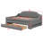Soft Upholstered LED Daybed with Trundle Bed & Three Storage Drawers-322705792