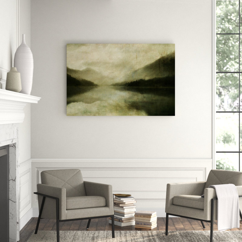 Morning Dew Print by Jordan Thurston, 36" H x 54" W, Knife Gel