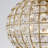 1-light Oval Crystal Globe Pendant-1681280056