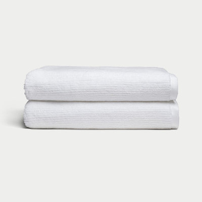Ribbed Terry Bath Sheets