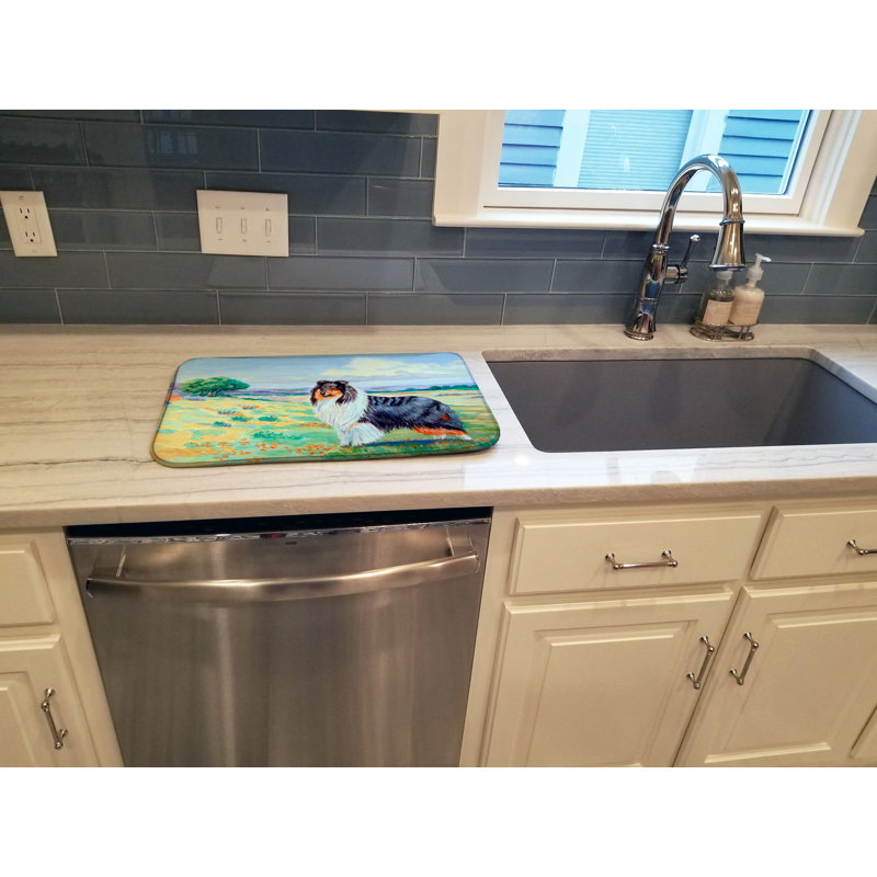 Tapis de séchage collie
