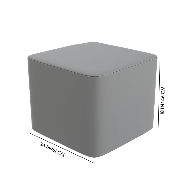 Grand repose-pieds de coin - eau profonde, Marine, H 18 po x l 24 po x P 24 po
