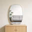 Miroir de salle de bain ovale