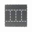 Carreaux de terrasse en plastique emboîtables, 44 paquets de tuiles de terrasse, 12 pouces x 12 pouces imperméables pour une utilisation toutes saisons, tuiles de terrasse de piscine de jardin, gris foncé
