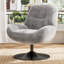 Upholstered Swivel Accent Chair-1921957024