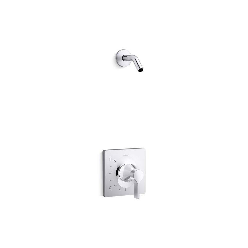Venza Rite-Temp Shower Trim Kit, Without Showerhead, Polished Chrome