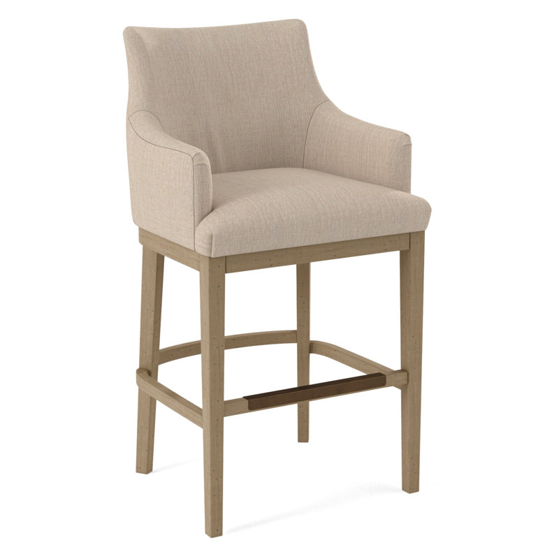 Upholstered Stool, 61379-86, Beachwood