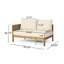 Fellers 80'' Wide L-Shaped Patio Sectional with Cushions