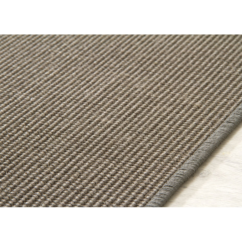 Areesha Solid Colour Flatweave Area Rug, Square 240cm