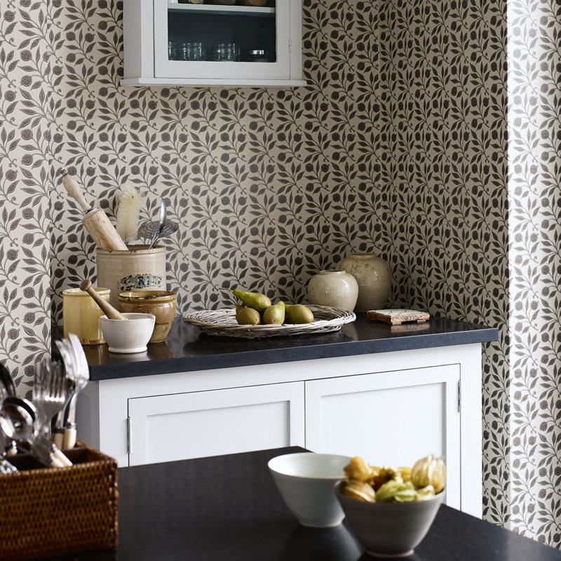 Rosehip 10.05m x 52cm Matte Wallpaper Roll, Blue