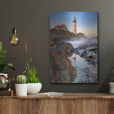 Breakwater Bay 'Tidal Reflection' by Rick Berk Metal Wall
