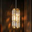 Luminaire suspendu cylindrique en cristal à 1 lumière Deimonas-136623927