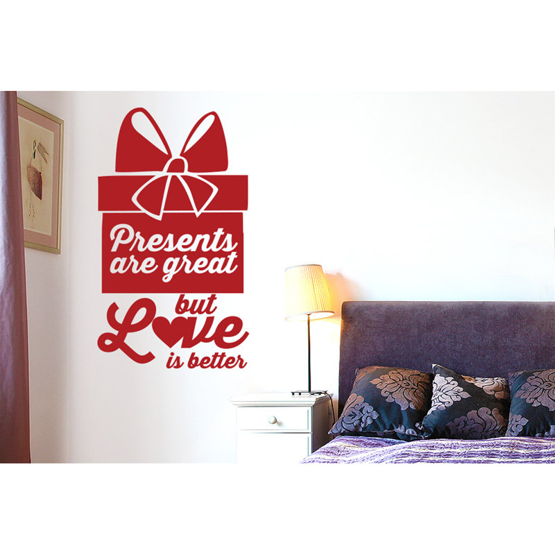 Wall Decal, Dark Red