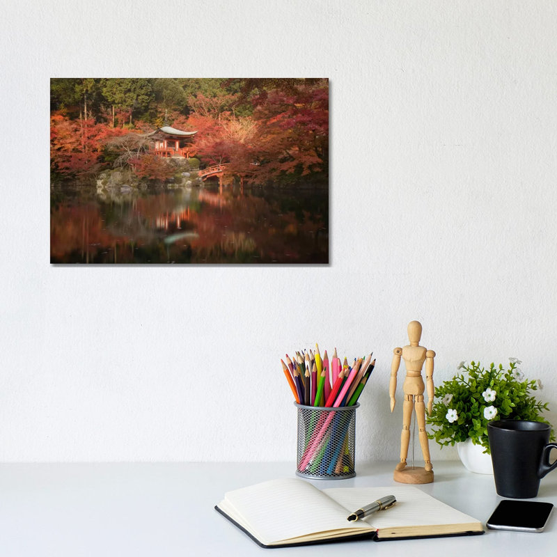 Autumn In Japan III by Daniel Kordan - Wrapped Canvas Print, 20.32 cm H x 30.48 cm W