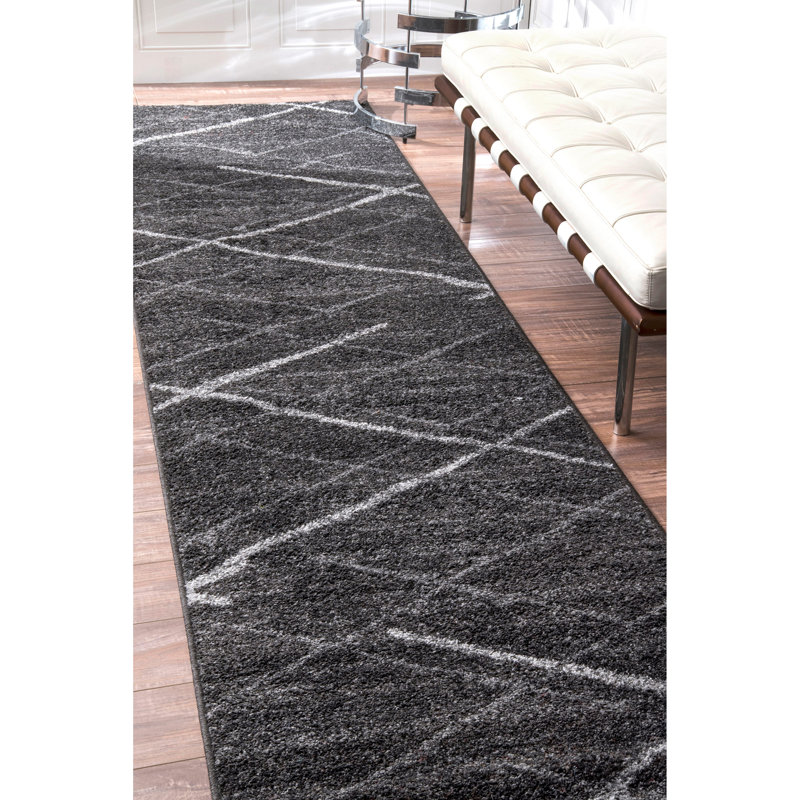 Geometric Area Rug, Runner 74 x 287cm