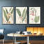 «Soft Tropical I», ensemble de 3 toiles encadrées-97706528-97706532