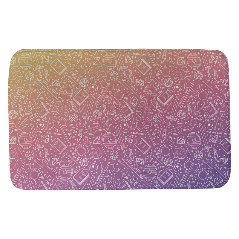Tapis pour salle de bain rpg Leffel, l 21 po x L 34 po, Blanc