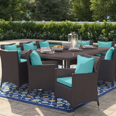 Convene 11 Piece Outdoor Patio Dining Set with Cushions
