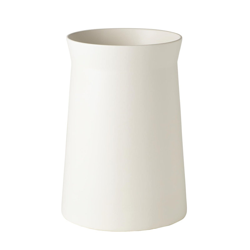 Handmade Ceramic Table Vase, 12" H x 8.5" W x 8.5" D, Moon