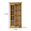 Bibliothèque en bois massif de style ancien