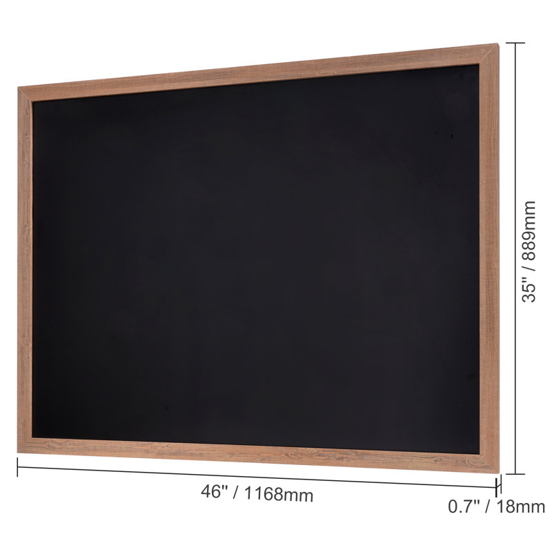 Tableau noir mural en acier