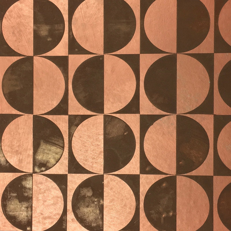 Maxine Geometric Metallic Wallpaper Roll