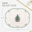 Spode Christmas Tree Sculpted Platter 19"