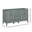 Madison 60'' W Double Bathroom Vanity Base-1341057130