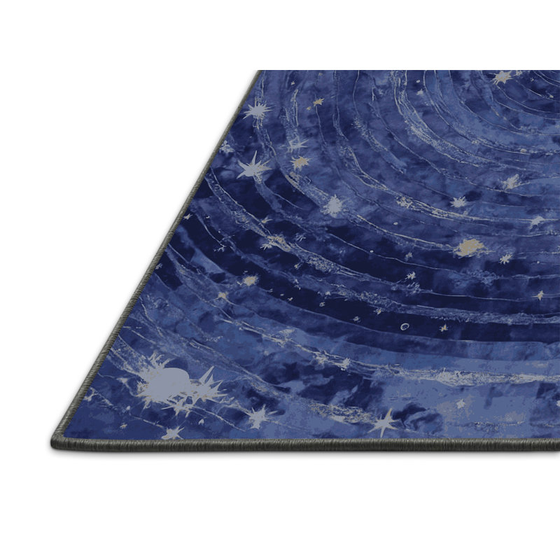 Tapis gris soyeux et moelleux, Carré 8 pi